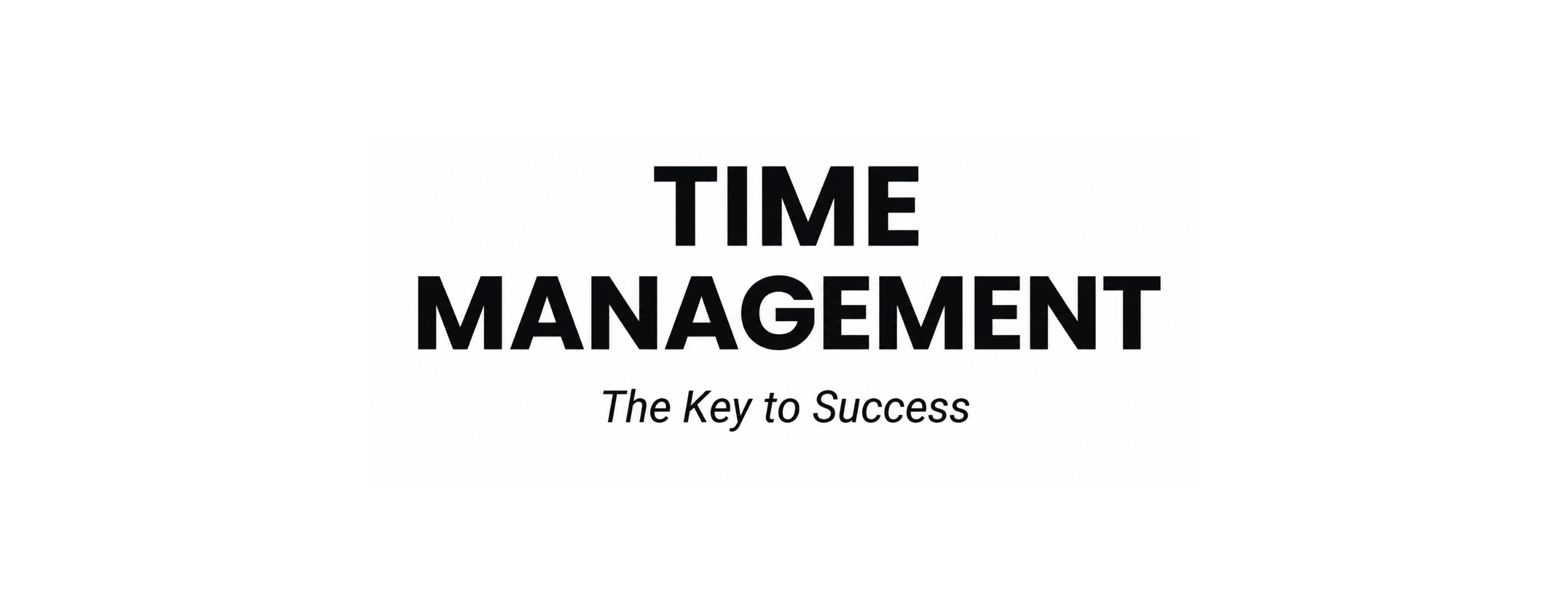 Time Management Research